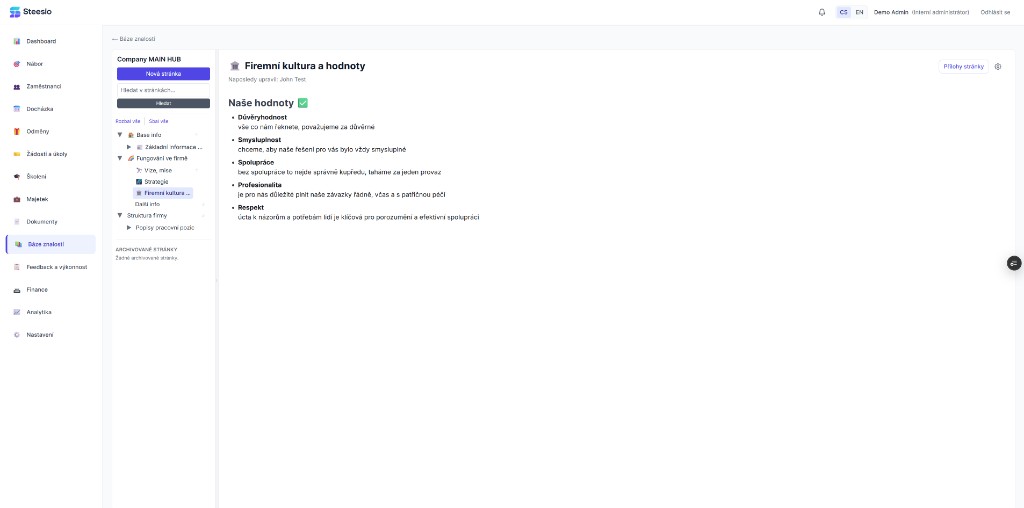 Firemní wiki a báze znalostí